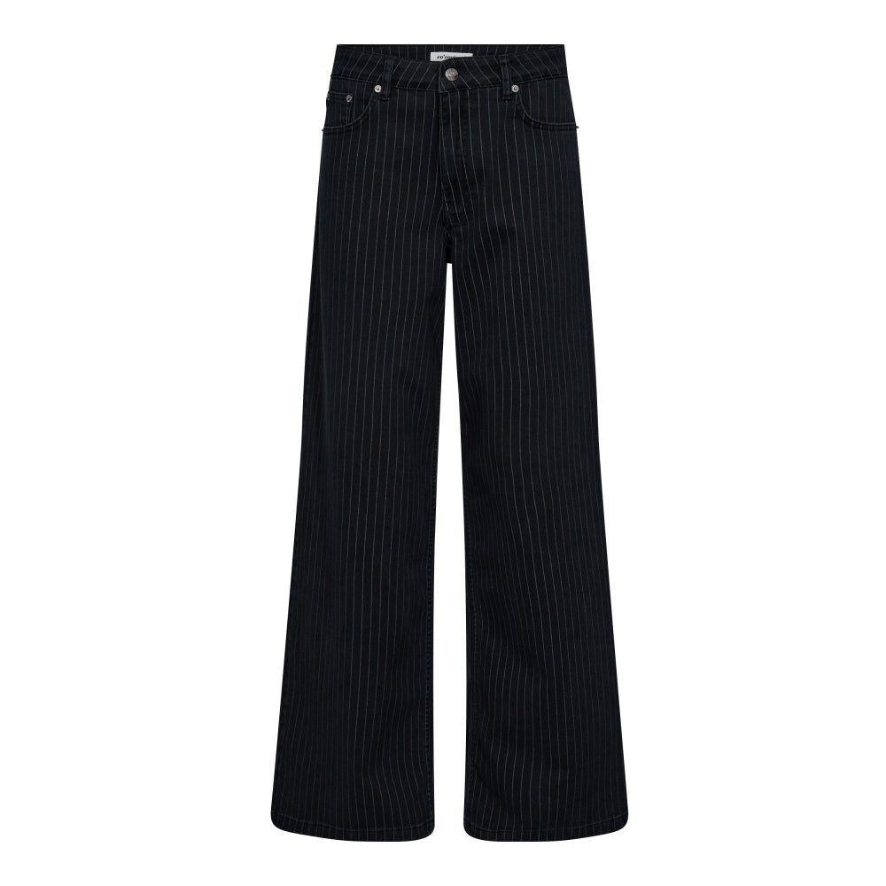 Co´Couture Black Pin Wide Jeans