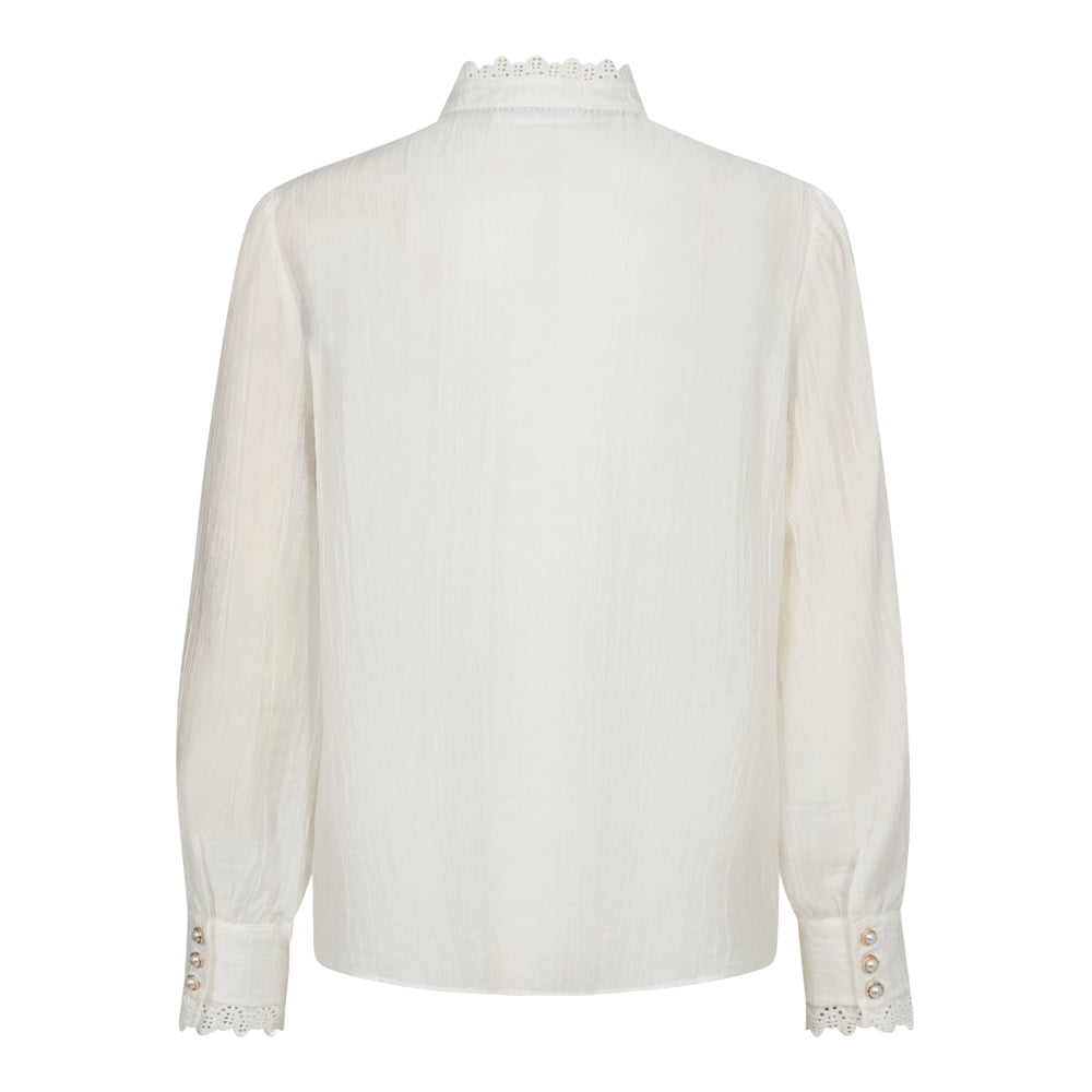 Co´Couture White Angie Anglaise Shirt