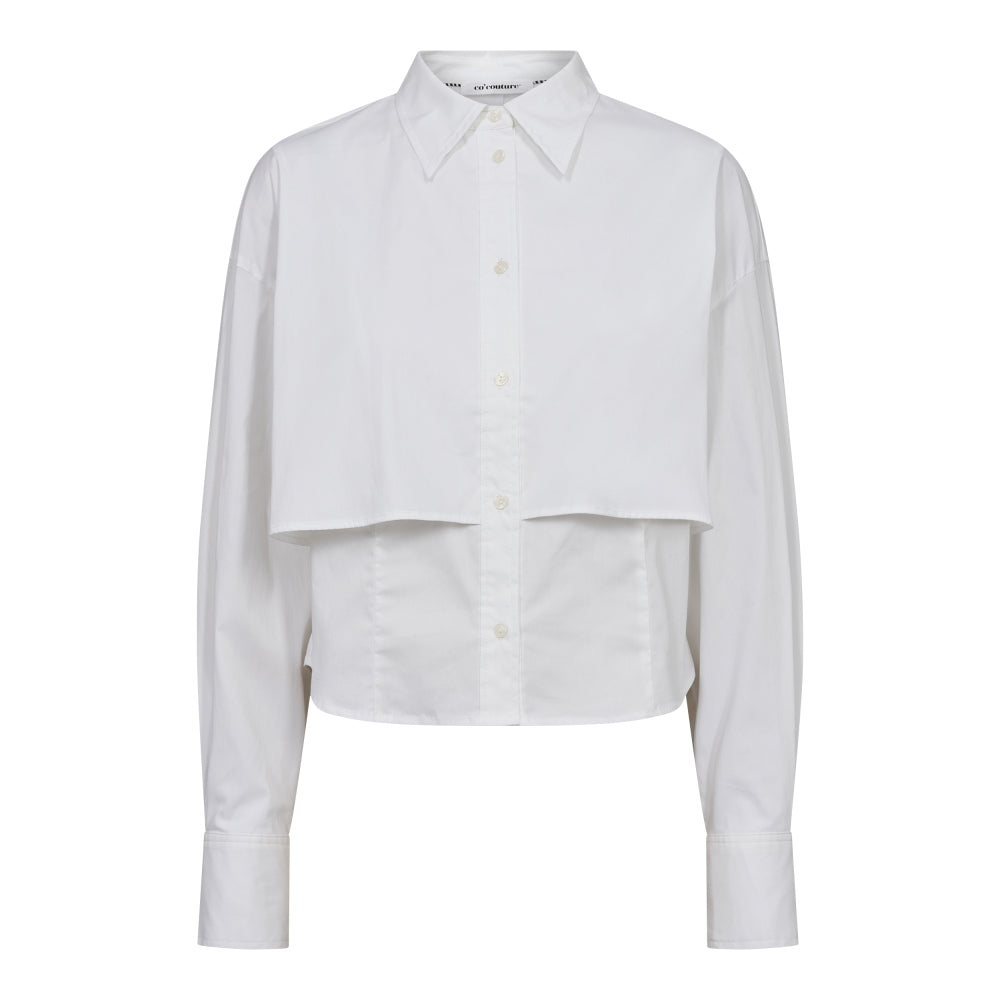 Co´Couture White Sandy Double Layer Shirt