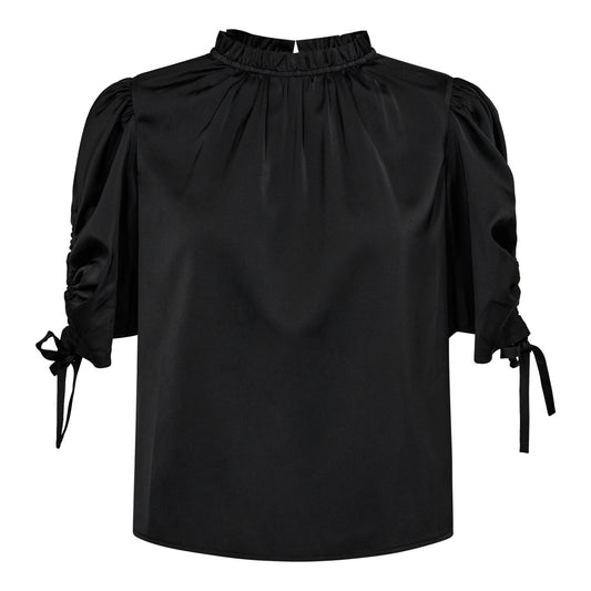 Co´Couture Black Adna Puff Blouse