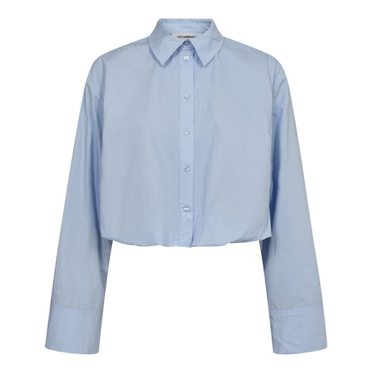 Co´Couture Pale Blue Dandy Ballon Shirt